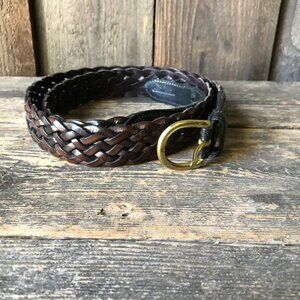 Woven Leather Belt